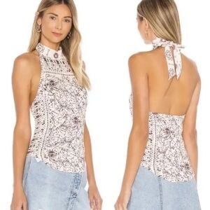 Free People Madagascar Halter Top